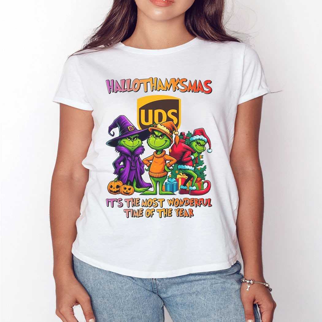 Ups Hallothanksmas Grinch Trio Tee