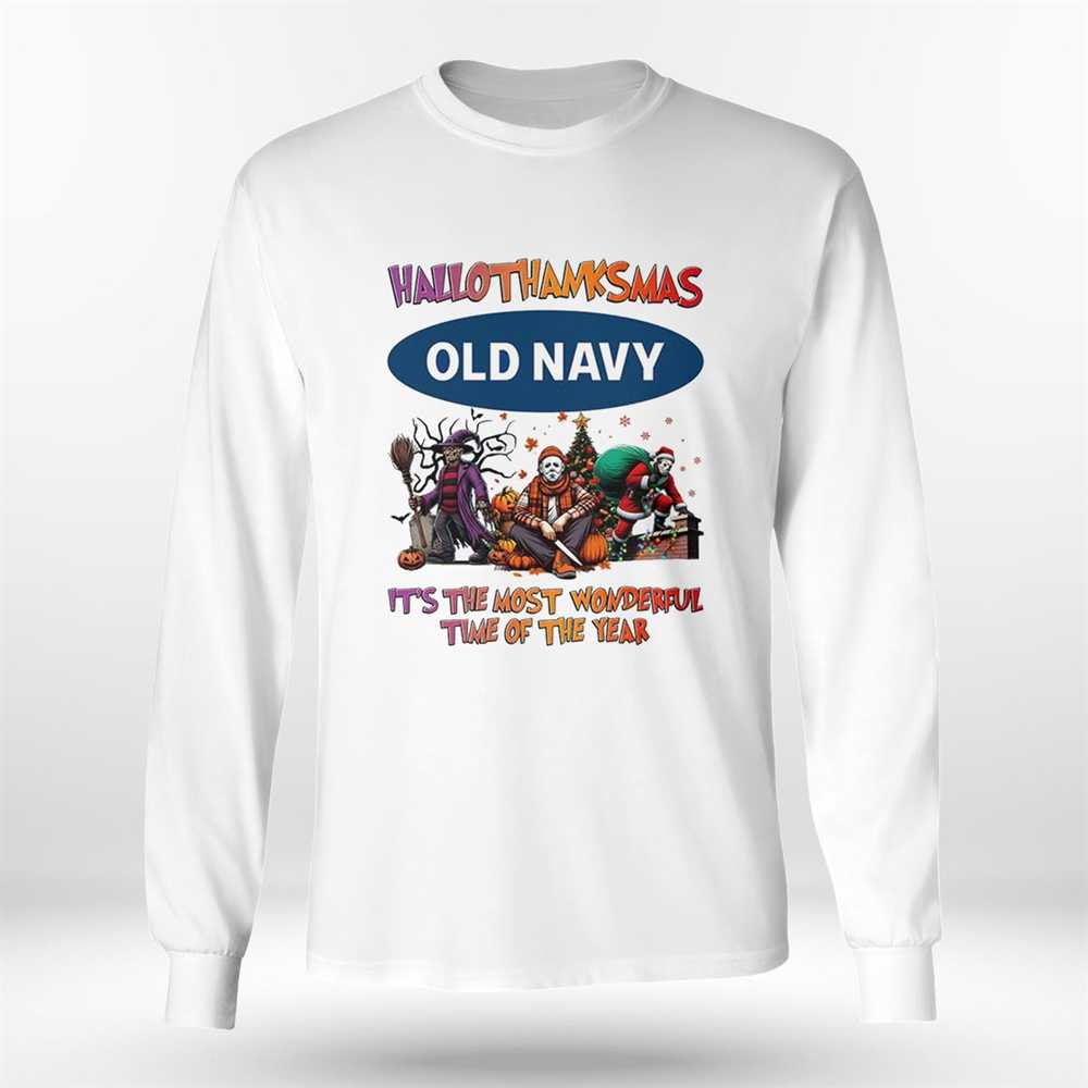 Hallothanksmas Horror Crew Old Navy It’s The Most Wonderful Time Of The Year Tee Hallothanksmas Horror Crew Old Navy It’s The Most Wonderful Time Of The Year Tee