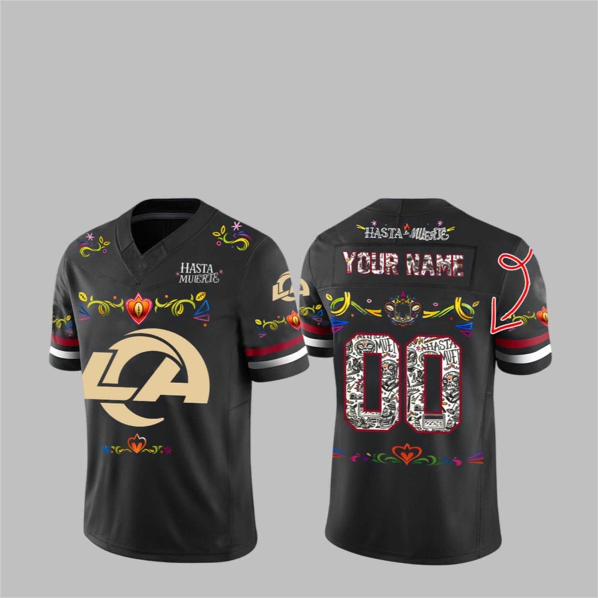 Los Angeles Rams Hasta La Muerte 2025 Jersey