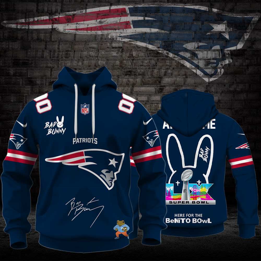New Orleans Saints X Bad Bunny Super Bowl Lx 2026 Hoodie