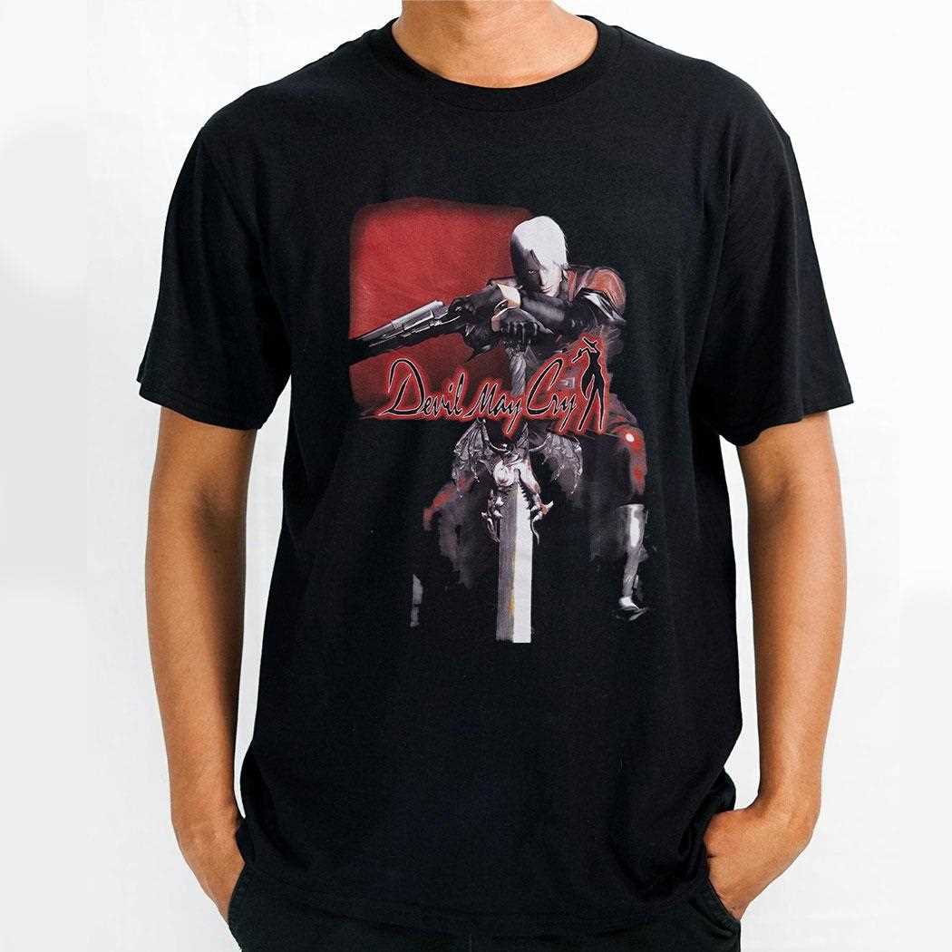 Devil May Cry Game Cover T-shirt