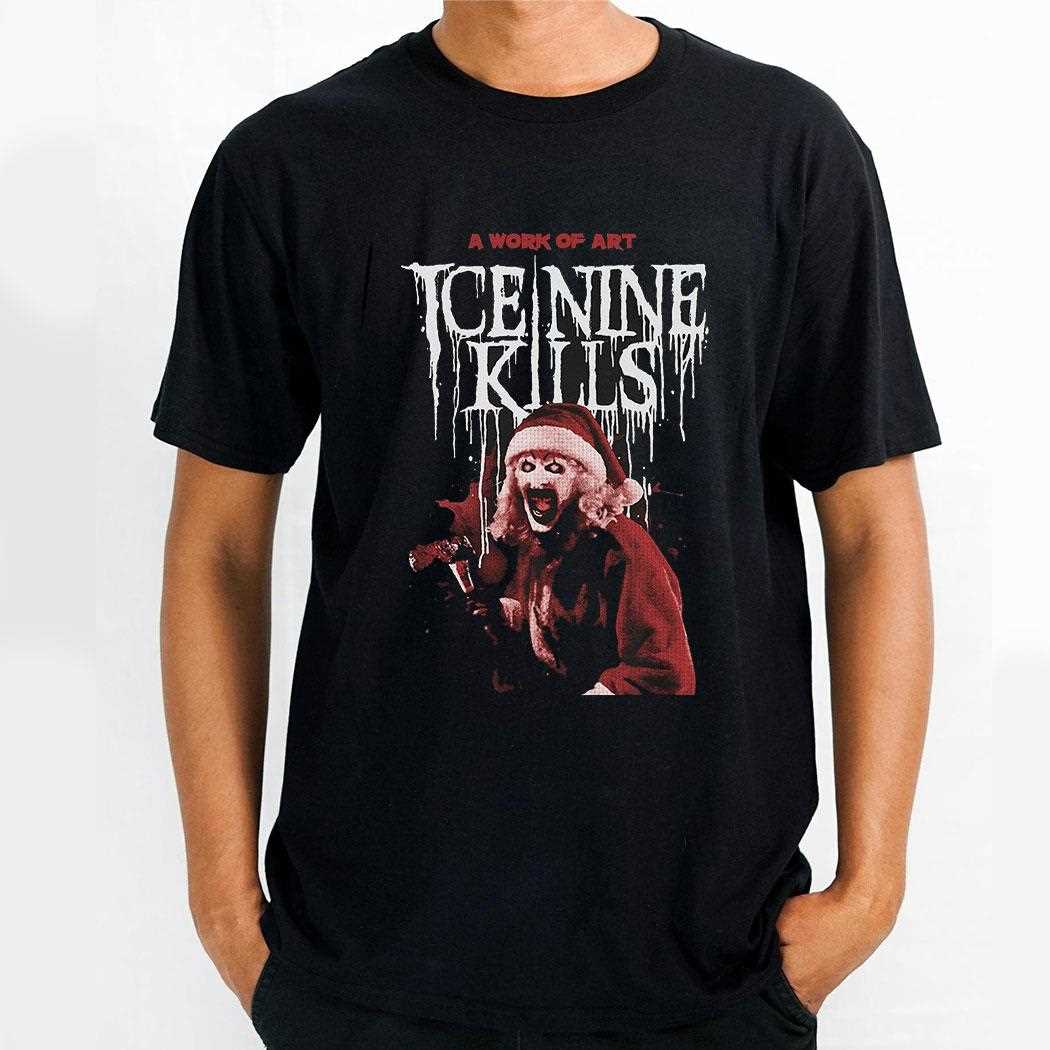 Ice Nine Kills X Terrifier A Work Of Art T-shirt
