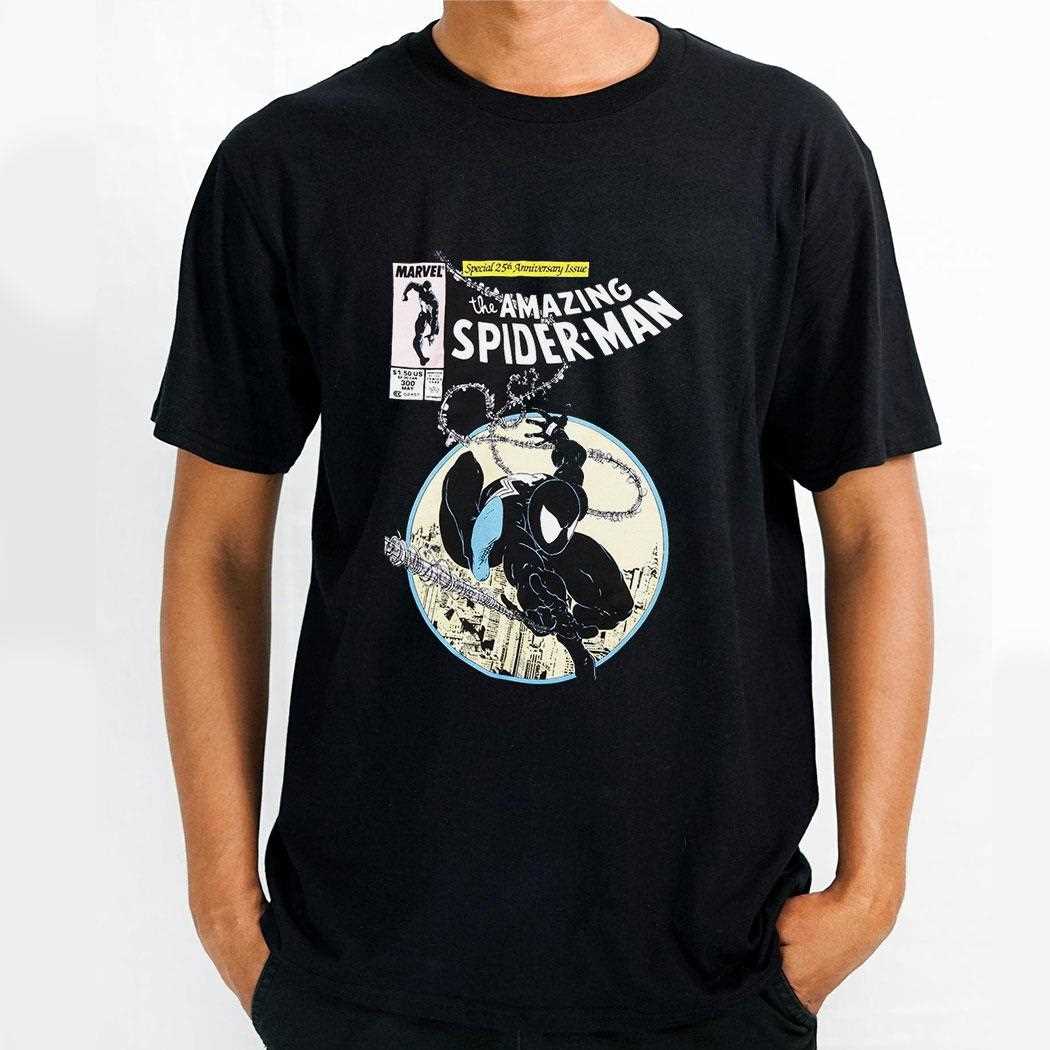 Marvel The Amazing Spider-man Comic Book Cover T-shirt