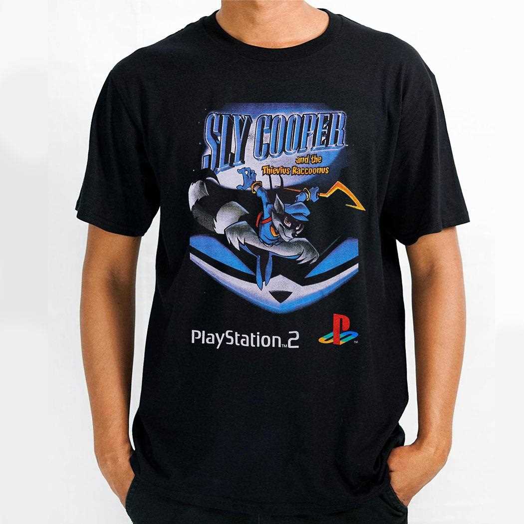 Sly Cooper And The Thievius Raccoonus Ps2 T-shirt