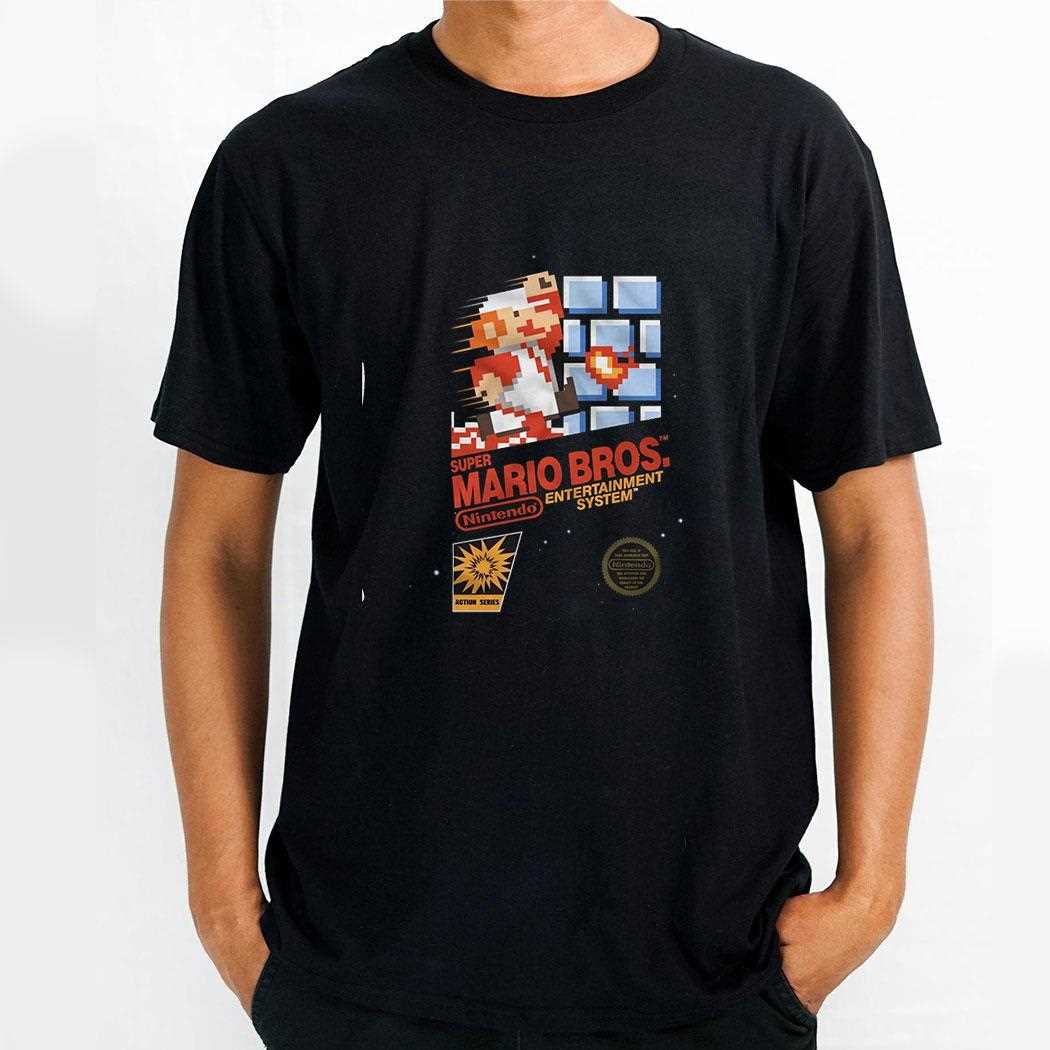 Super Mario Bros Classic 8-bit T-shirt Super Mario Bros Classic 8-bit T-shirt