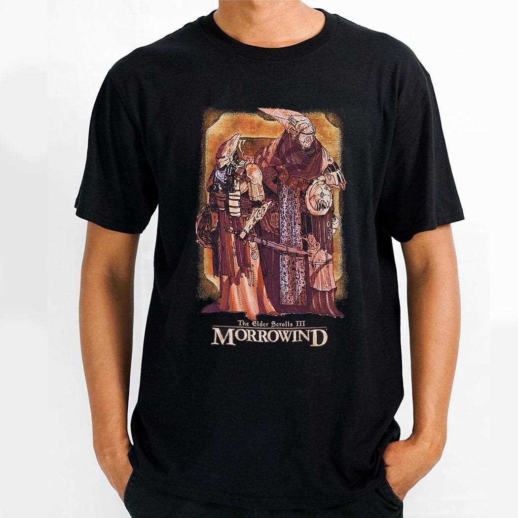 The Elder Scrolls Iii Morrowind Characters T-shirt