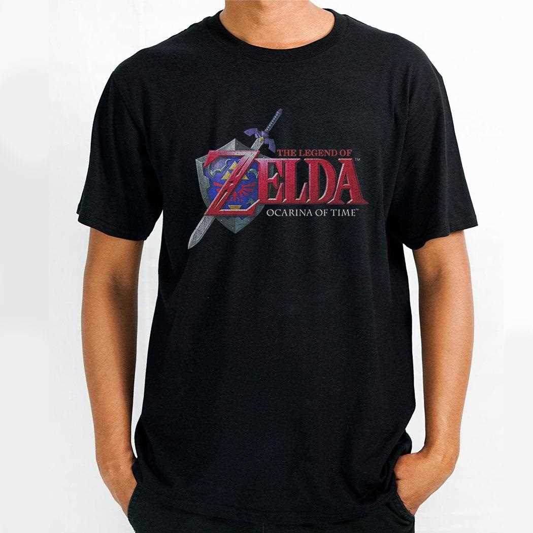 The Legend Of Zelda Ocarina Of Time Logo T-shirt