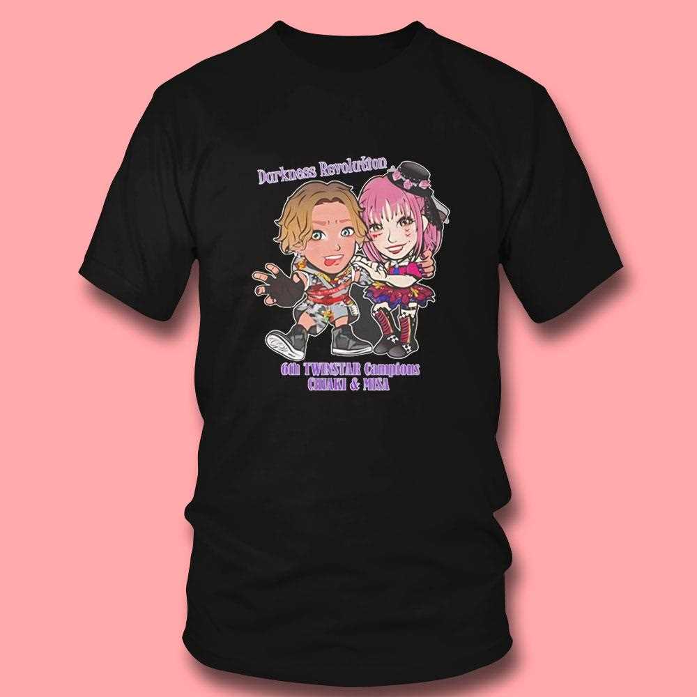 Darkness Revolution 6th Twinstar Campions Chiaki And Misa Tee Darkness Revolution 6th Twinstar Campions Chiaki And Misa Tee