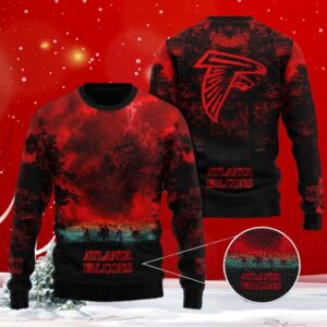 Atlanta Falcons X Stranger Things Christmas Ugly Sweater