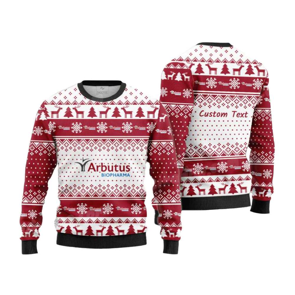 Arbutus Biopharma Corporation Holiday Ugly Christmas Sweater