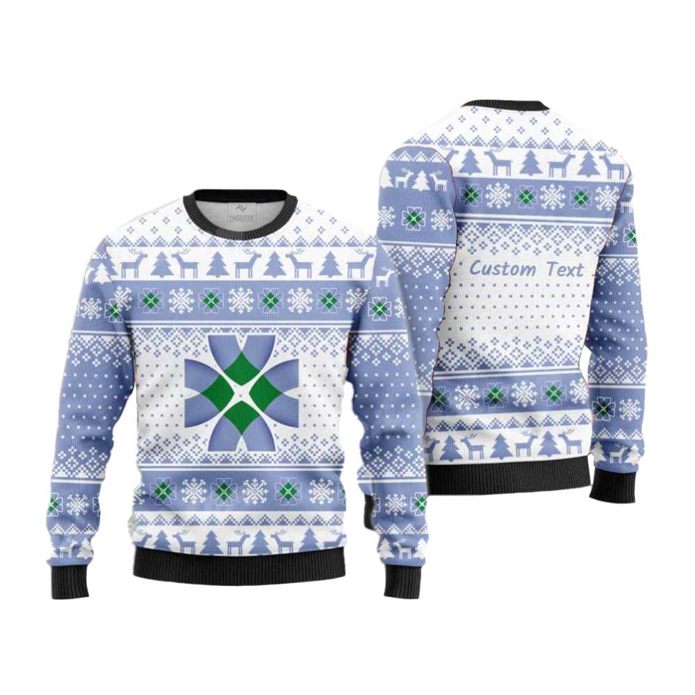 Bankwell Financial Group Inc Logo Ugly Christmas Sweater