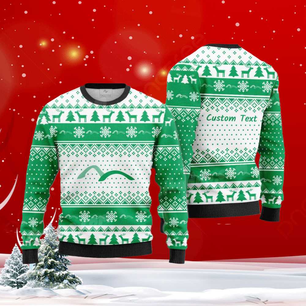 Bar Harbor Bankshares Logo Ugly Christmas Sweater Bar Harbor Bankshares Logo Ugly Christmas Sweater