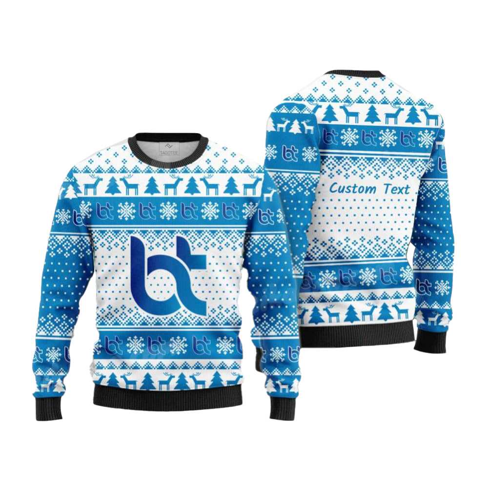 Bioxcel Therapeutics Inc Logo Ugly Christmas Sweater