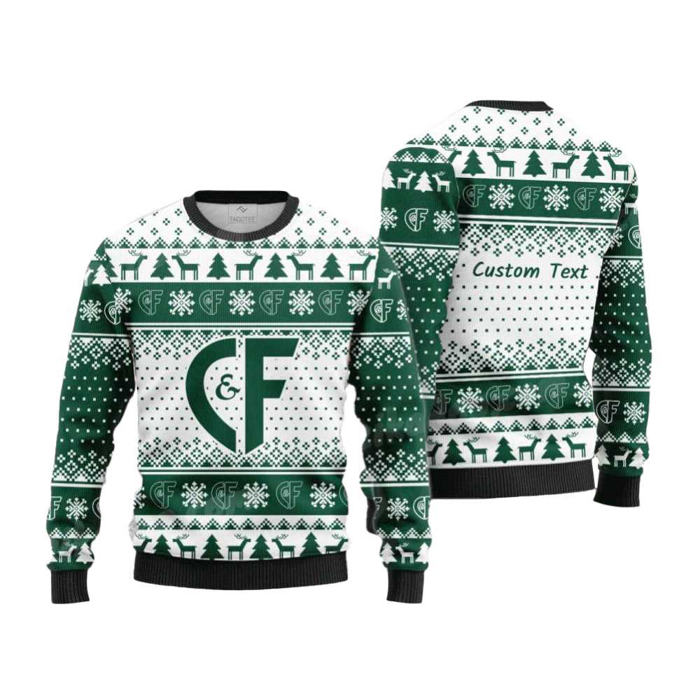 C&f Financial Corporation Xmas Holiday Ugly Christmas Sweater