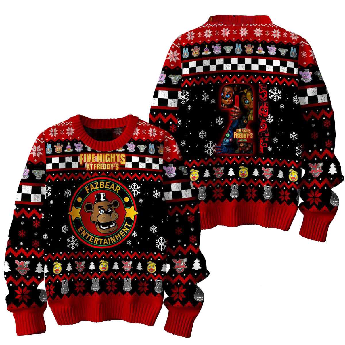 Five Night At Freddys 2 Fazbear Entertainment Ugly Sweater