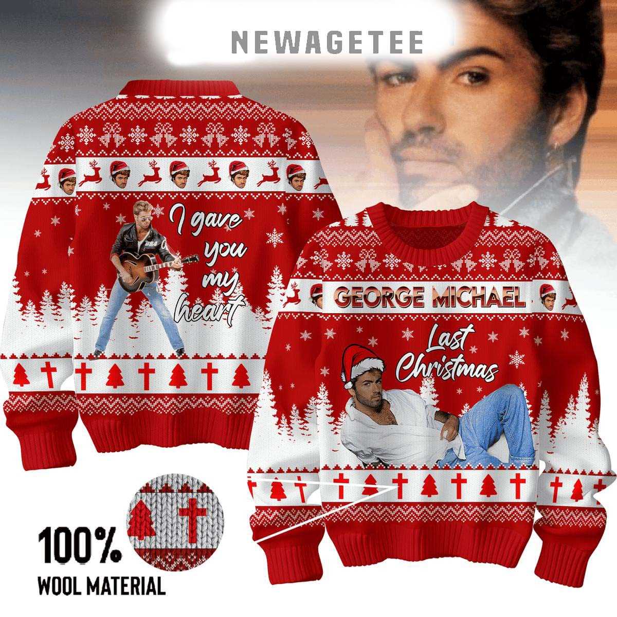 George Strait Jesus I Strait Up 2025 Ugly Christmas Sweater