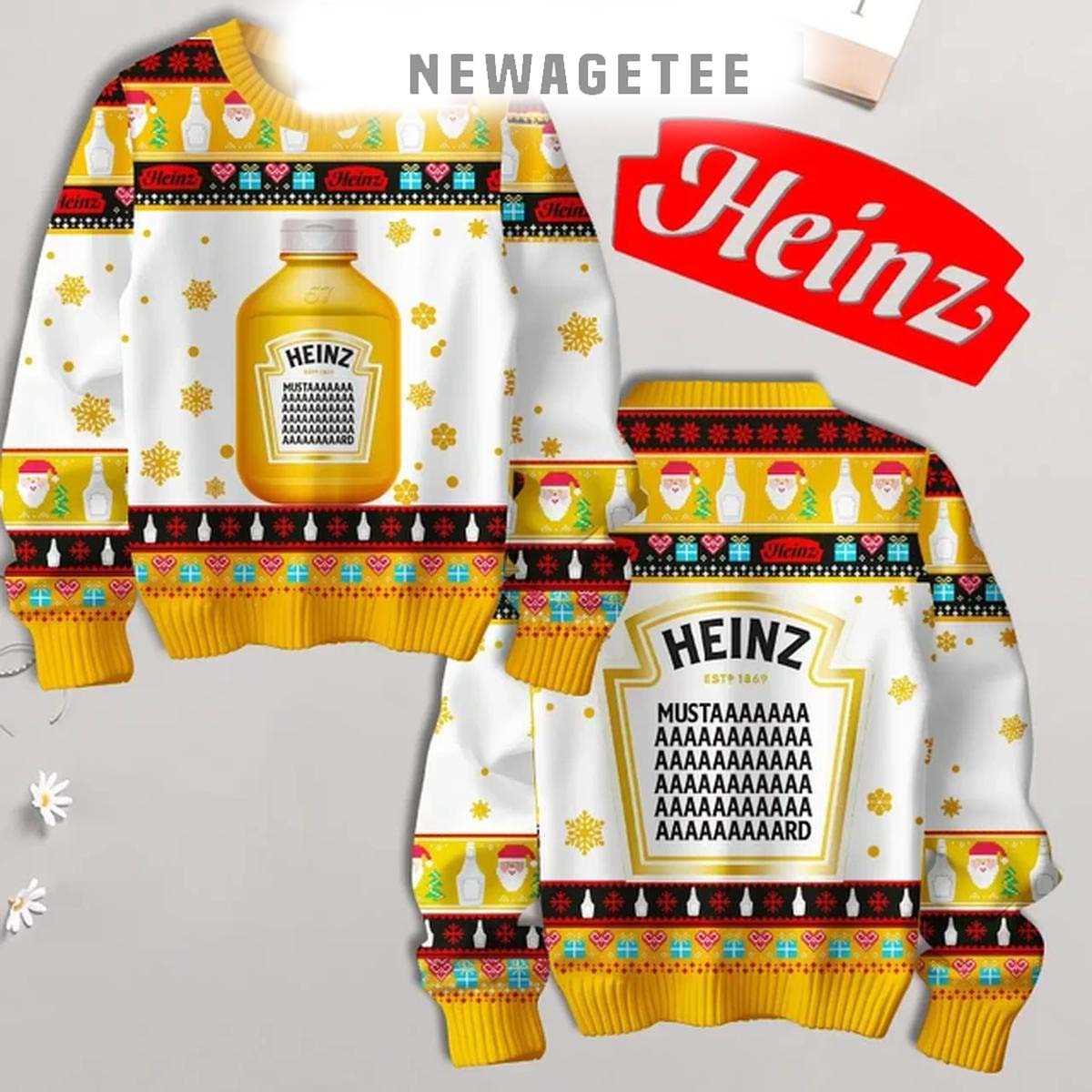 Jacksonville State Gamecocks Mustard Not Like Us 2025 Ugly Christmas Sweater