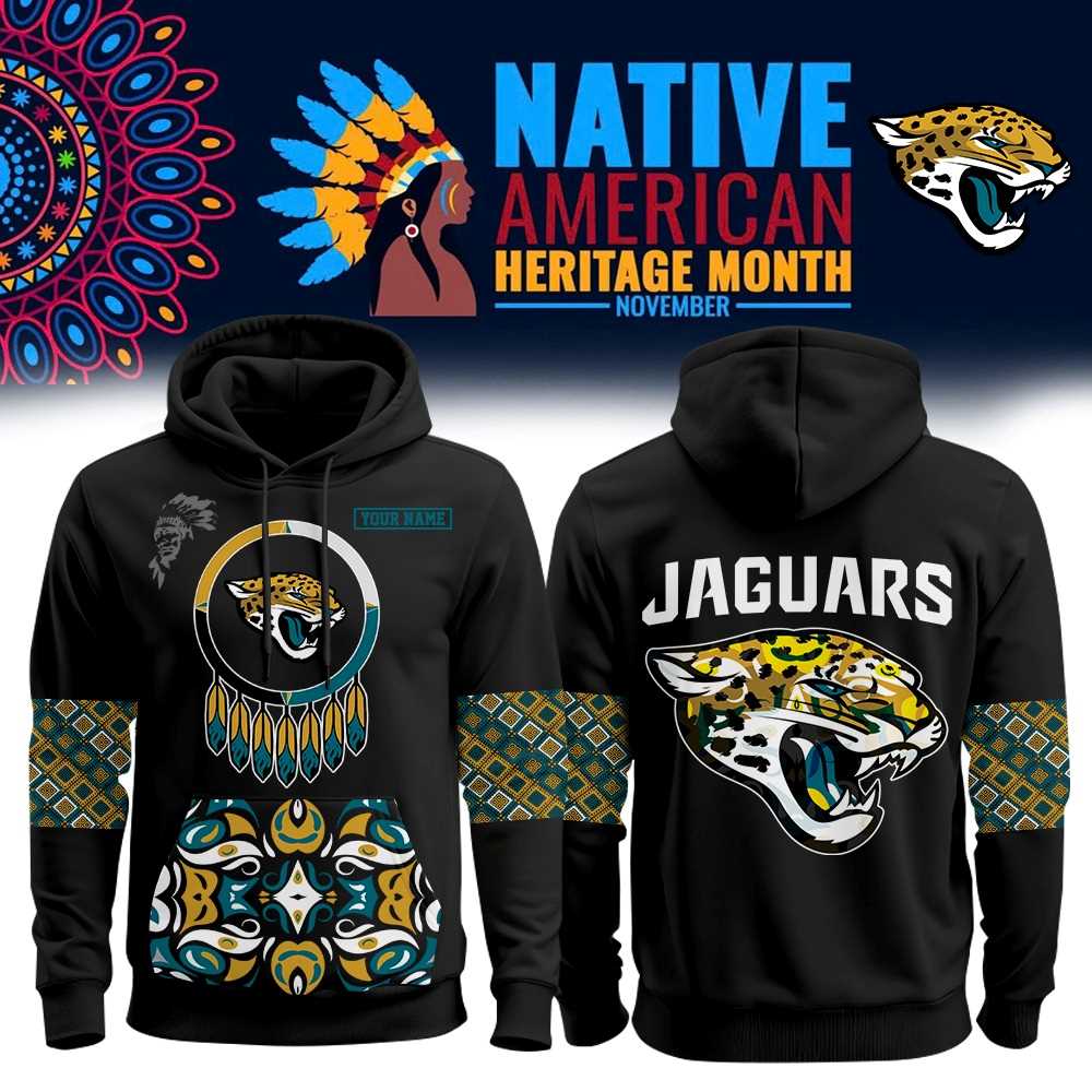 Jacksonville Jaguars Native American Heritage Month Hoodie