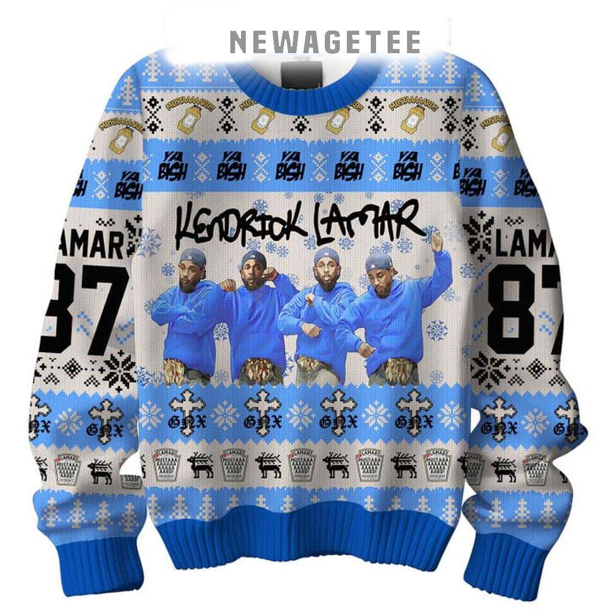 Kendrick Lamar Mustard They Not Like Us Be Merry 2025 Ugly Christmas Sweater Kendrick Lamar Mustard They Not Like Us Be Merry 2025 Ugly Christmas Sweater