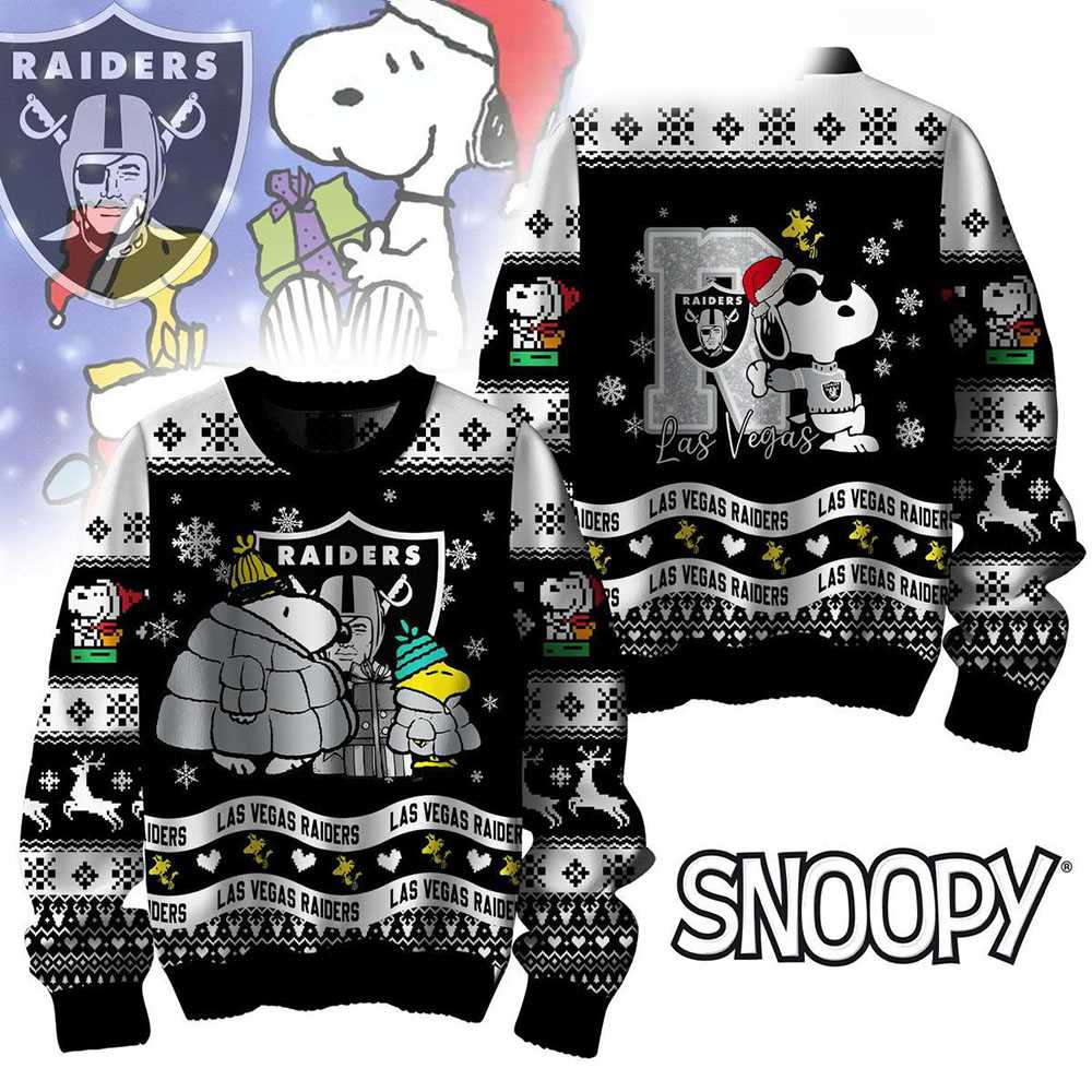 Kansas City Chiefs Snoopy Woodstock Puffer Jacket Ugly Christmas Sweater