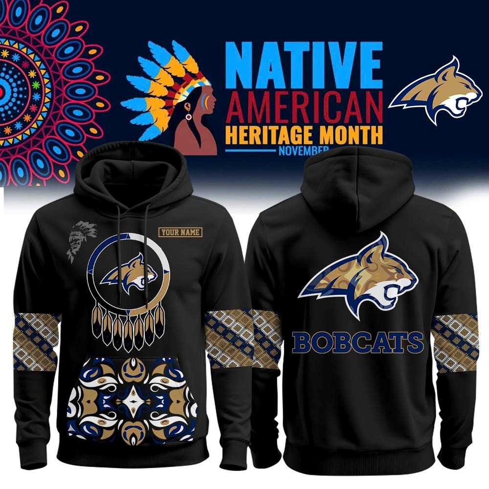 Montana State Bobcats Native American Heritage Month Hoodie