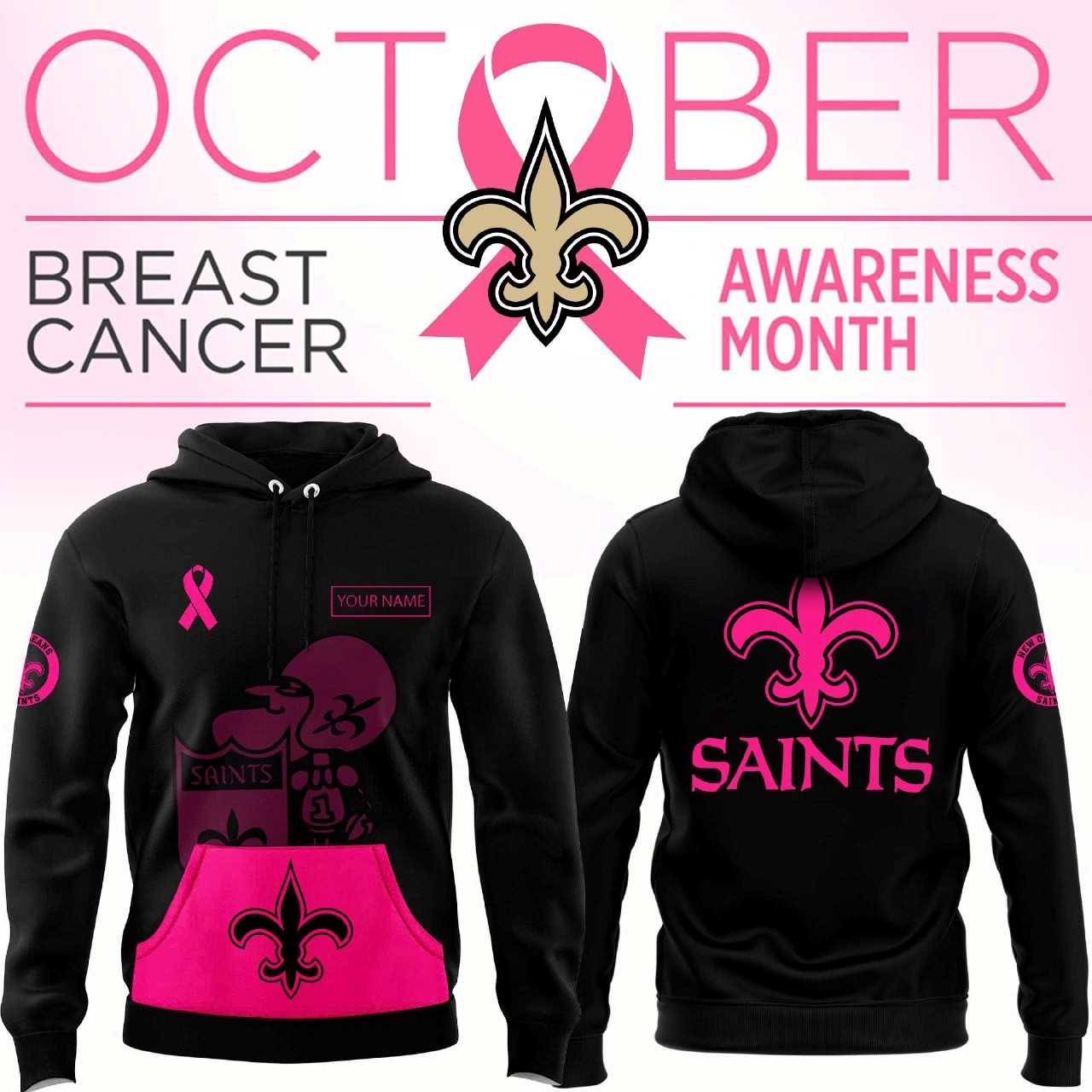 New York Giants Breast Cancer Awareness Hoodie