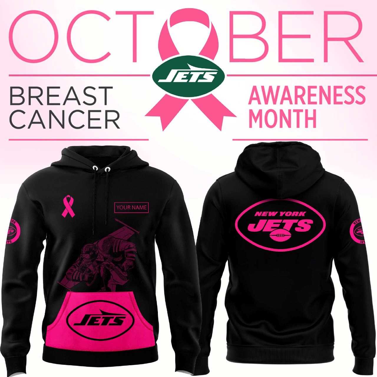 New York Yankees Breast Cancer Awareness Hoodie