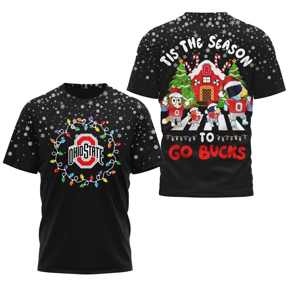 Oklahoma Sooners Bluey Tis The Season For Boomer Sooner Christmas 2025 Shirt
