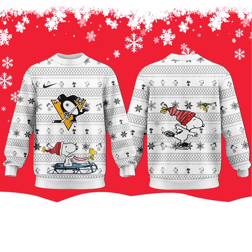 Philadelphia Flyers Snoopy Peanuts 2025 Ugly Christmas Sweater
