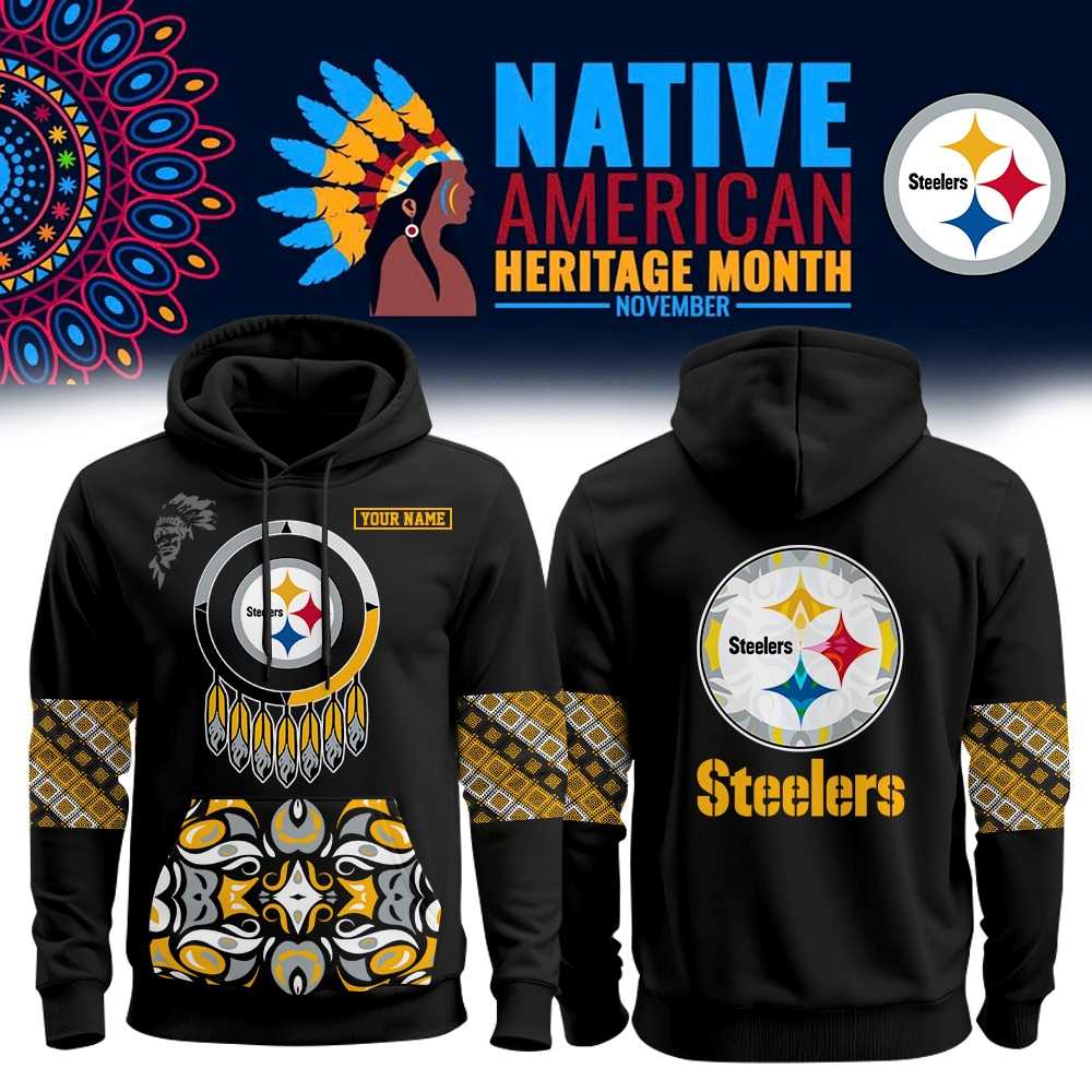 Pittsburgh Steelers Native American Heritage Month Hoodie