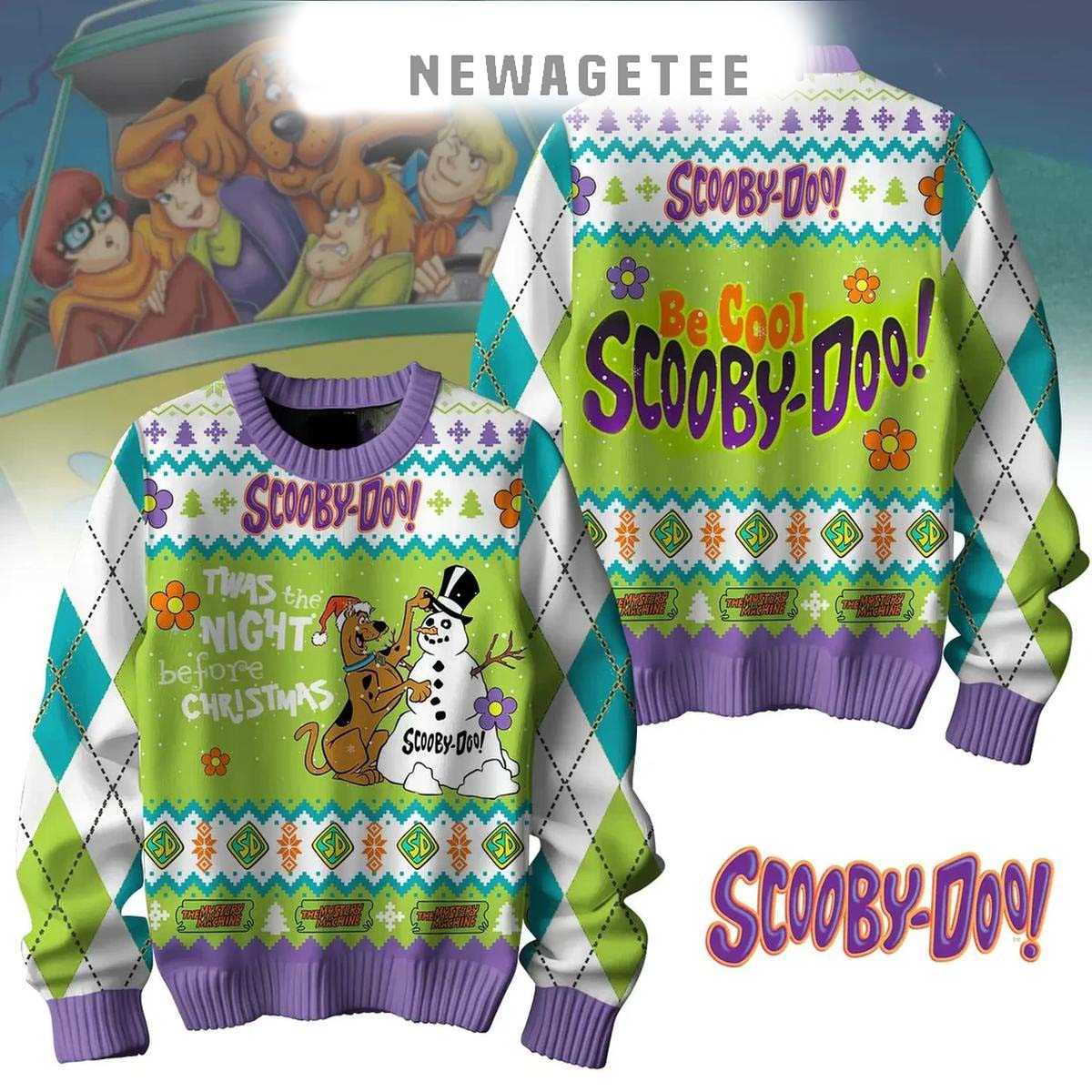 Scooby Doo Terrifier Merry 2025 Christmas Ugly Sweater