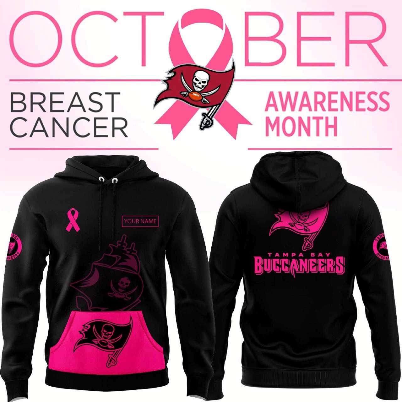 Seattle Seahawks Breast Cancer Awareness Hoodie