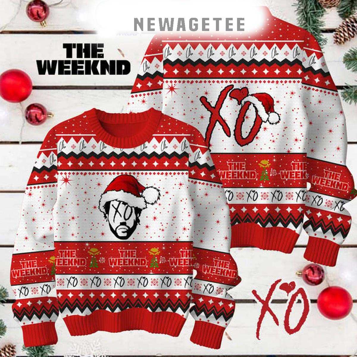 The Weeknd Have A Merry Xo Christmas Ugly Sweater The Weeknd Have A Merry Xo Christmas Ugly Sweater