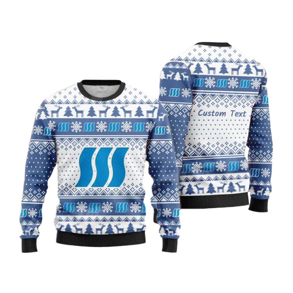 Triple S Management Corporation Logo Ugly Christmas Sweater