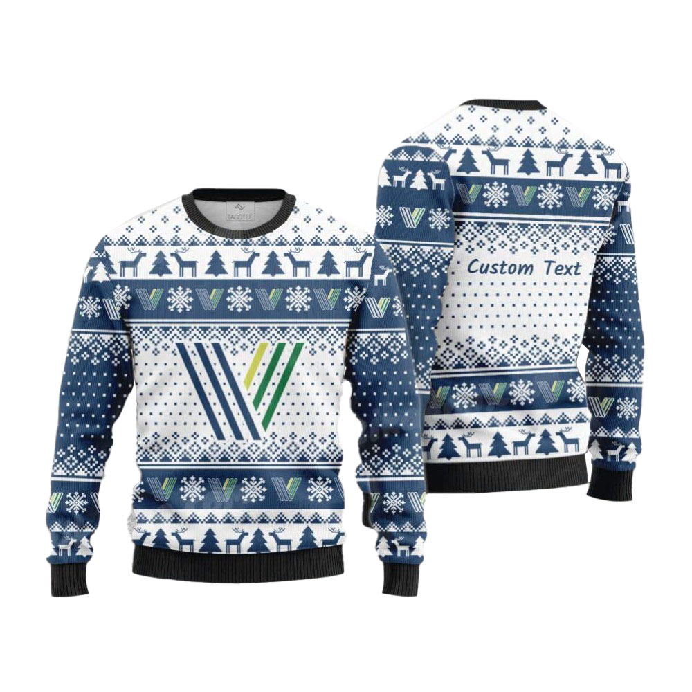 Varex Imaging Corporation Logo Ugly Christmas Sweater