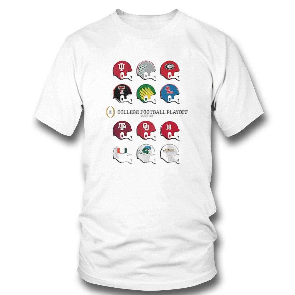 2025 Cfp Field Toy Team Helmets College Football Playoff 2025 2026 Tee