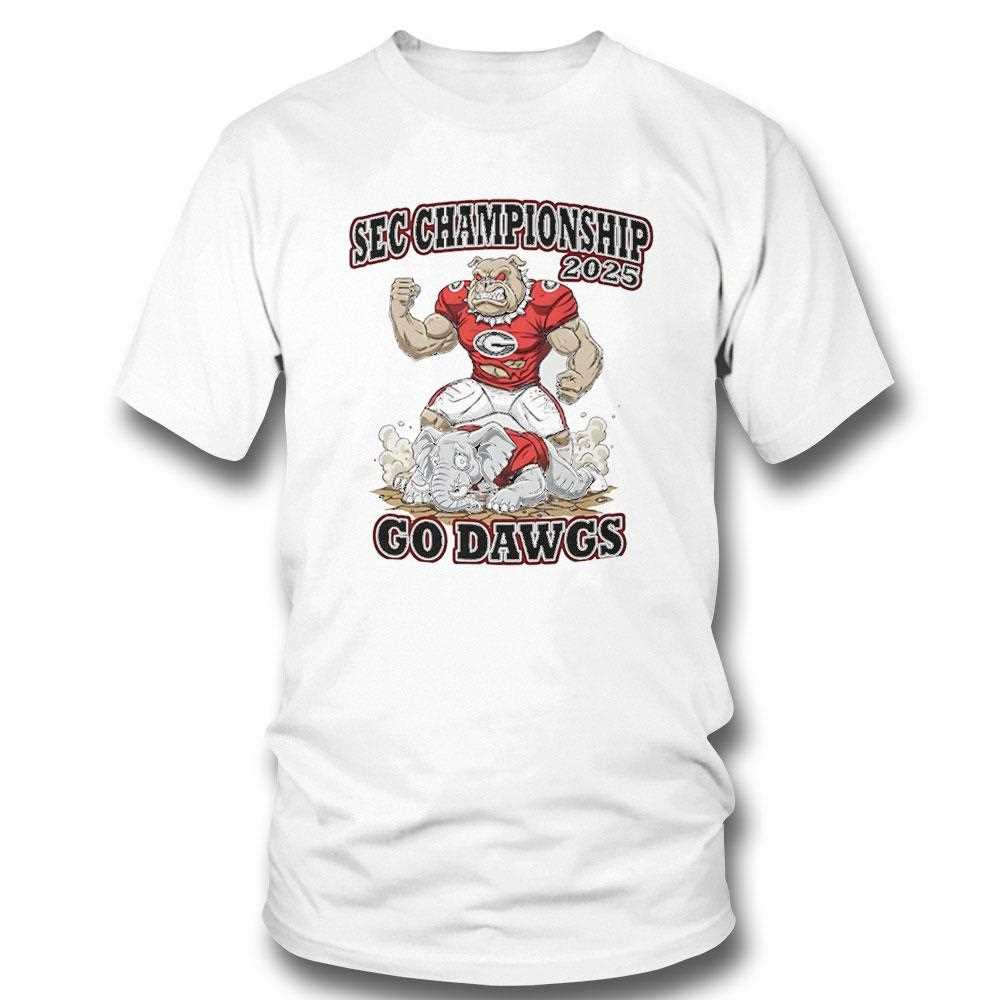 2025 Sec Championship Georgia Bulldogs Football Tee