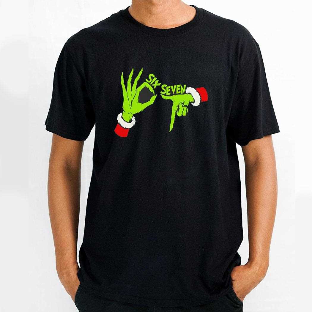 67 Grinch Hands Christmas Tee 67 Grinch Hands Christmas Tee