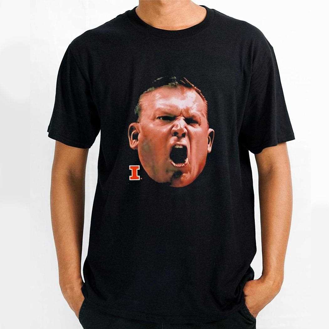 Bret Bielema Big Face Tee Bret Bielema Big Face Tee