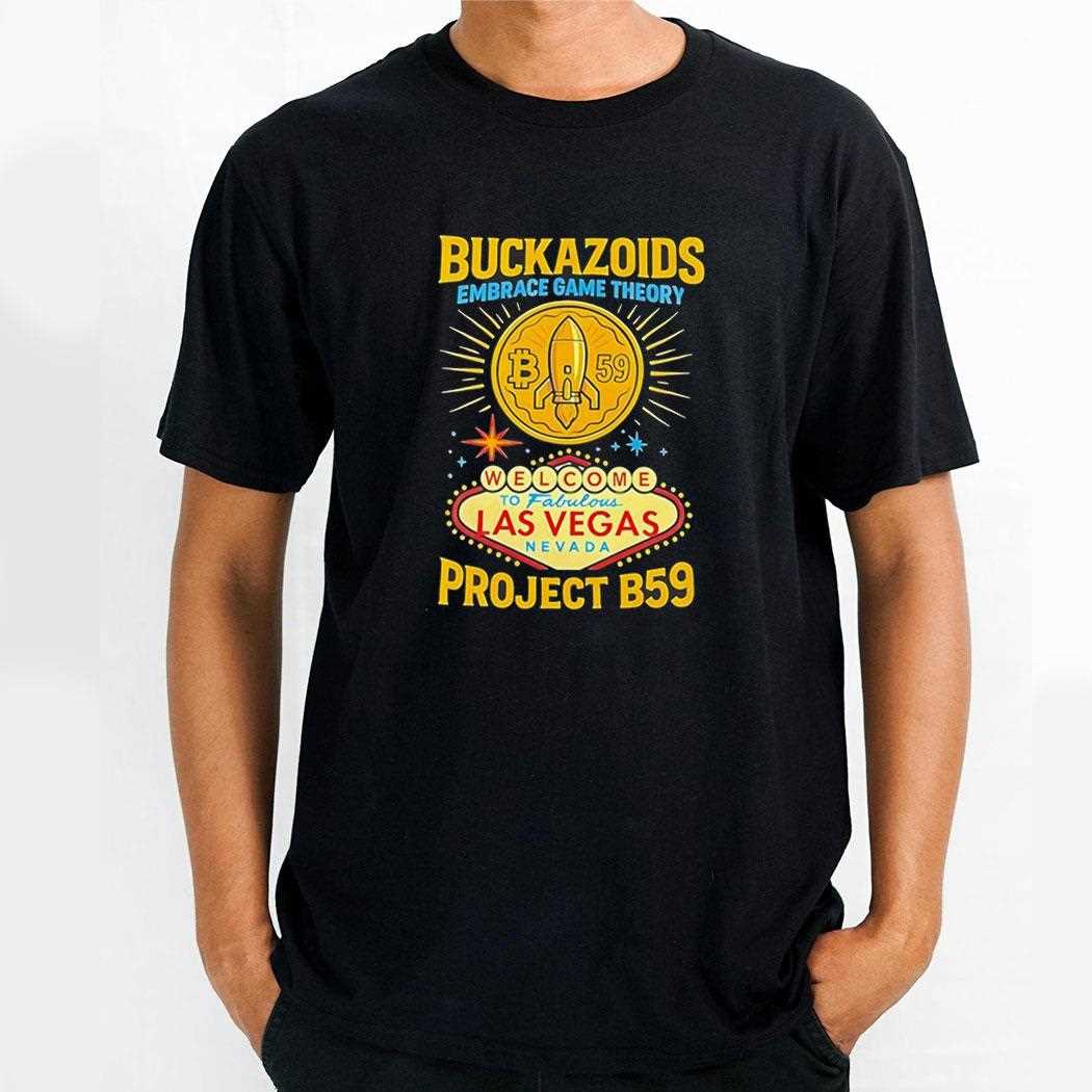 Buckazoids Embrace Game Theory Project B59 Tee