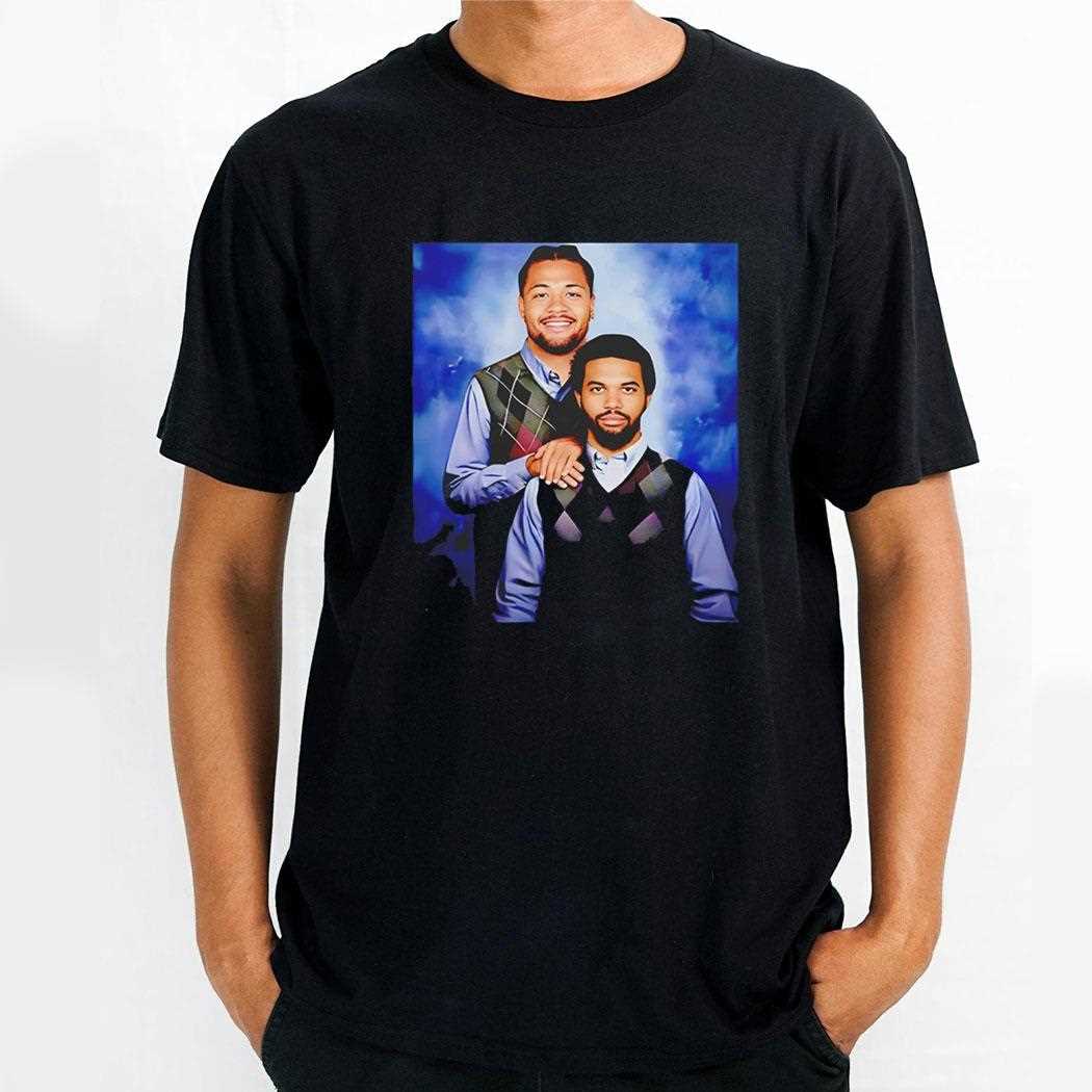 Caleb Williams Rome Odunze Step Brothers Chicago Bears Tee