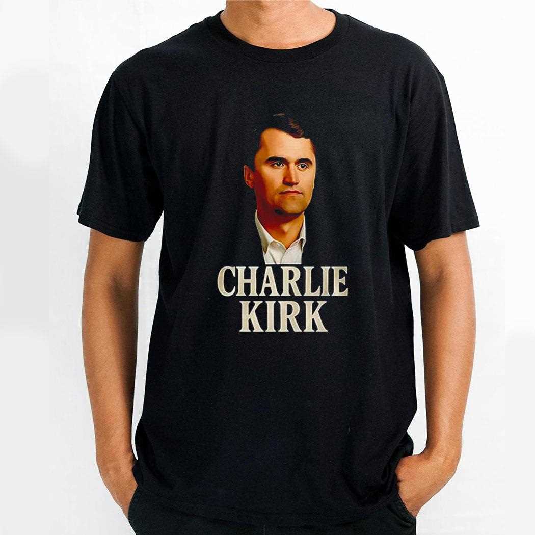 Charlie Kirk American Patriot Political Statement Tee Charlie Kirk American Patriot Political Statement Tee