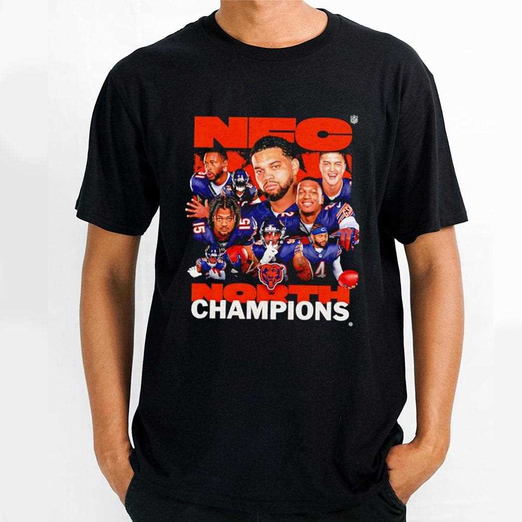 Chicago Bears Nfc Kings Of The North Champions Graphic Tee