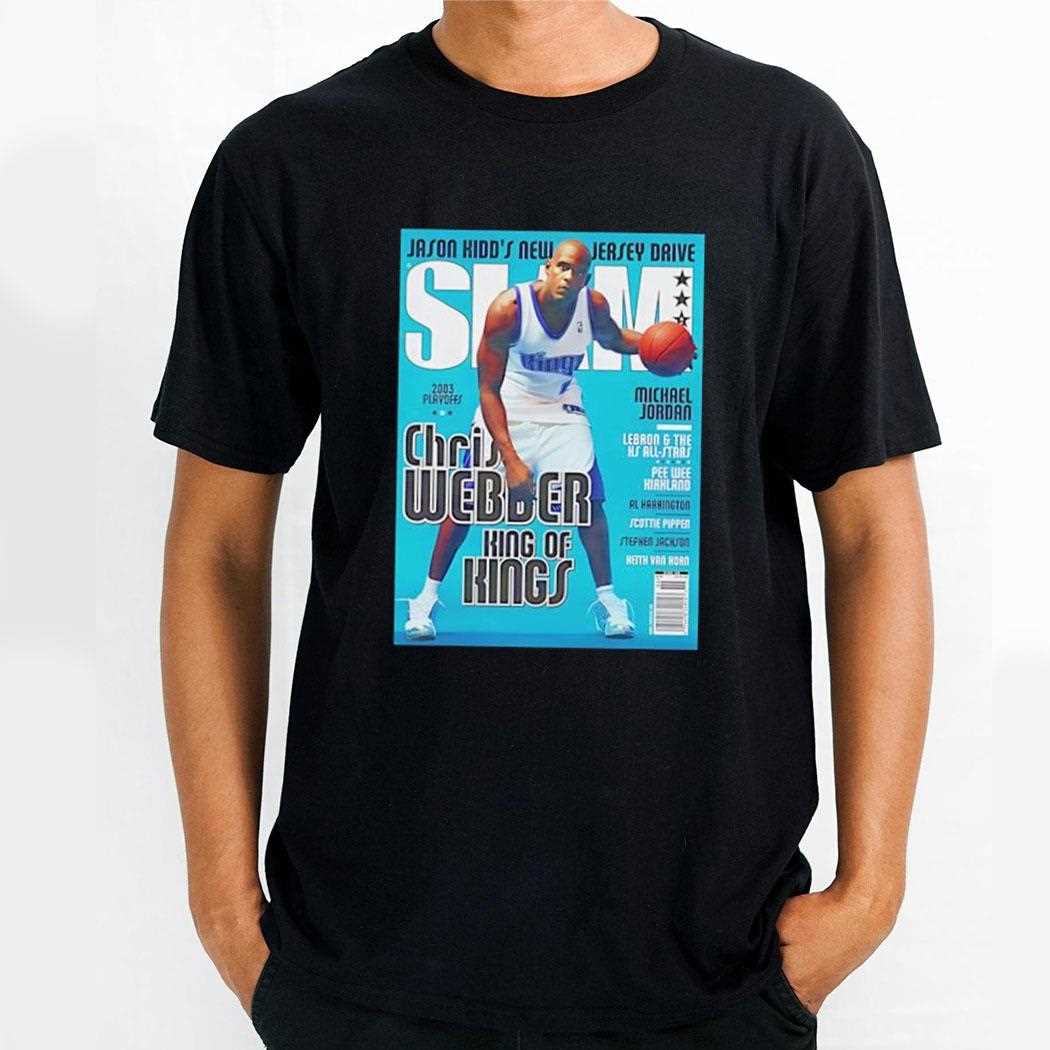 Chris Webber King Of Kings Slam Cover Nba Basketball Tee