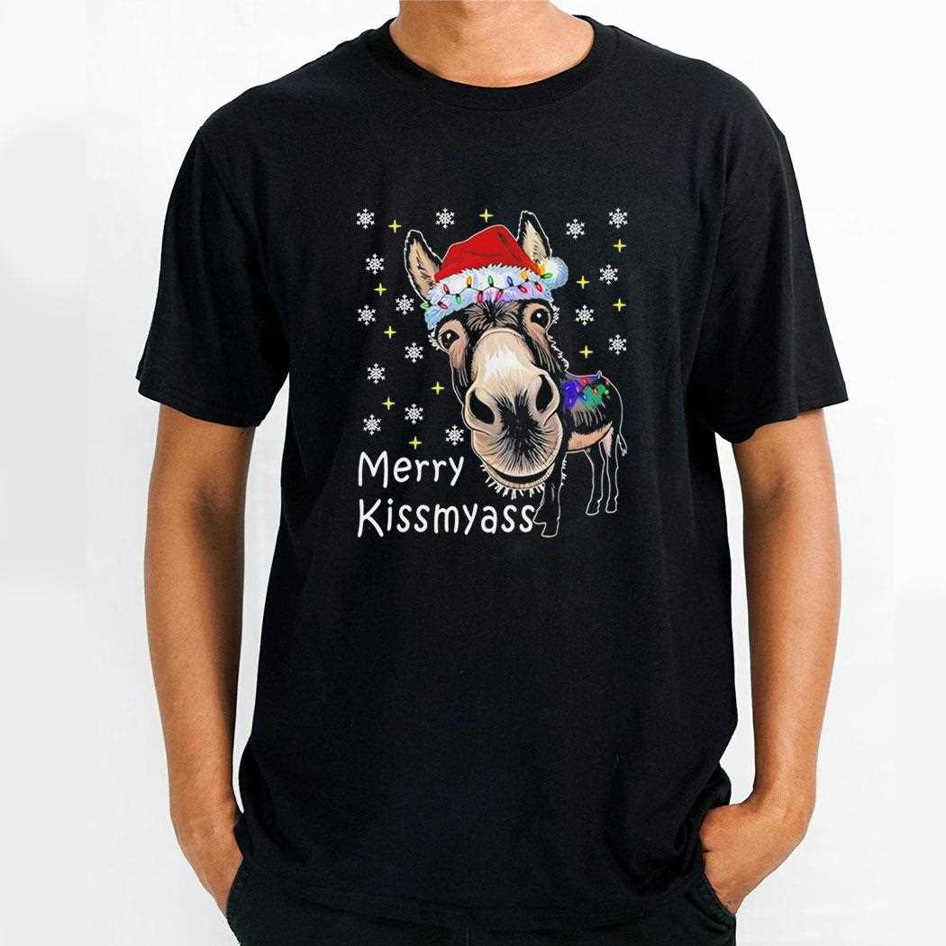 Donkey Merry Kissmyass Tee