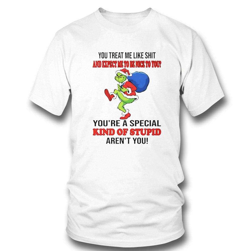 Grinch You Think I Am Sassy You Should Meet The Girl I Gave Birth To Christmas 2025 Tee