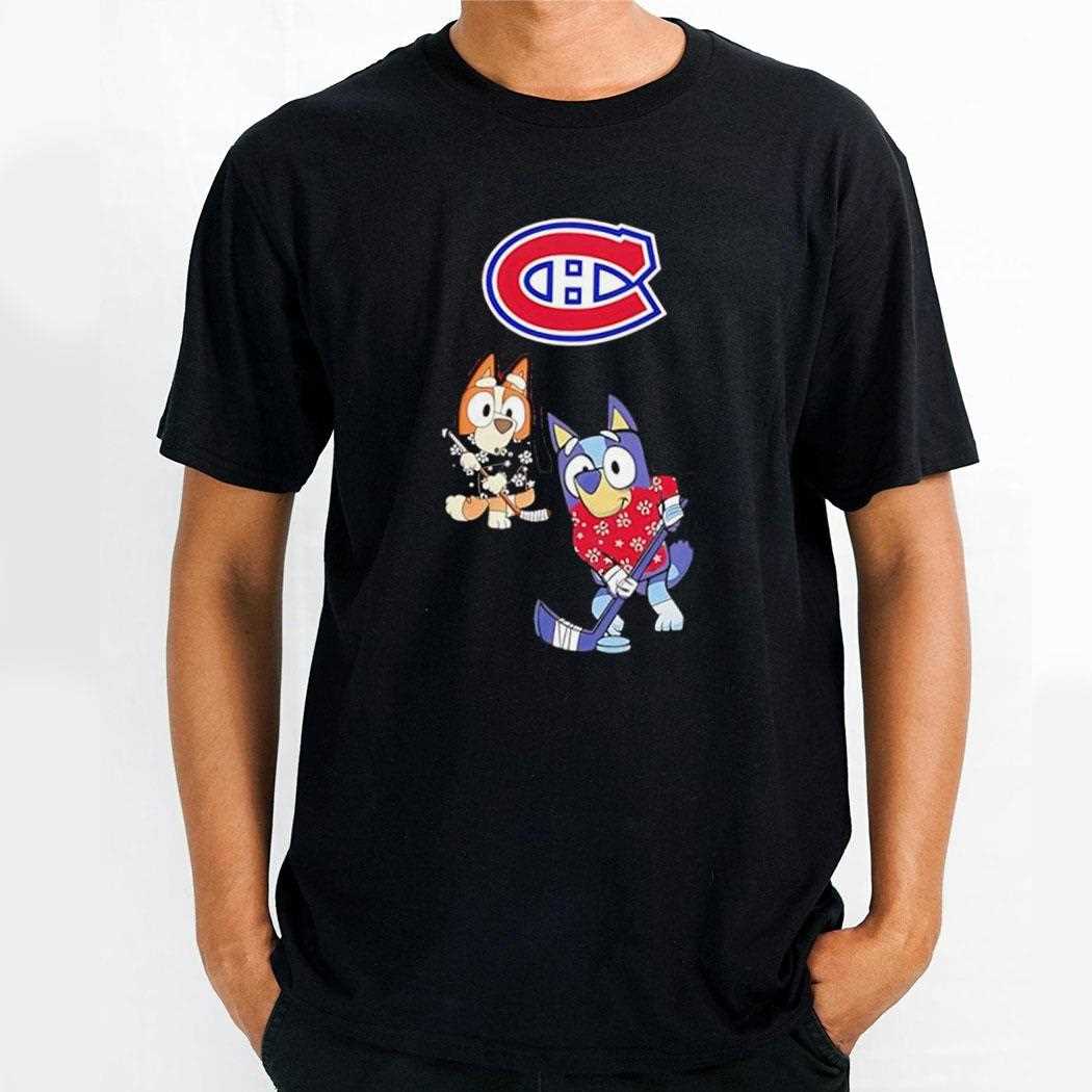 Montreal Canadiens Bluey Christmas Night 2025 Gameday Tee