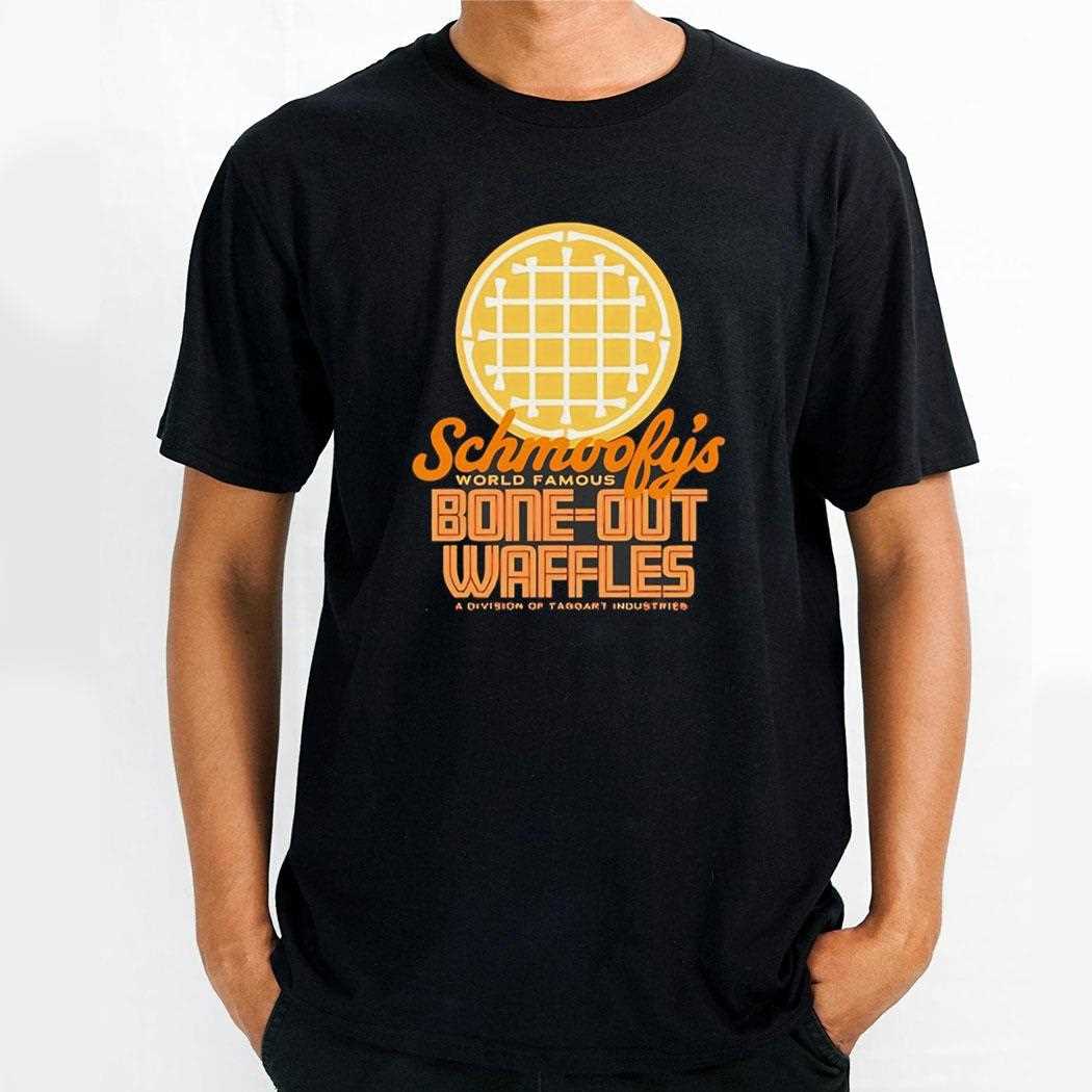 Schmoofys World Famous Bone-out Waffles Tee