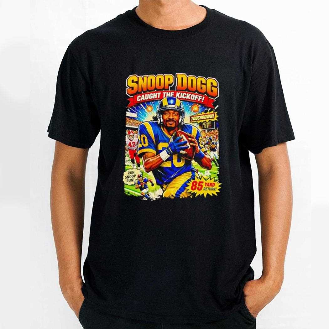 Snoop Dogg Caught The Kickoff Tee Snoop Dogg Caught The Kickoff Tee