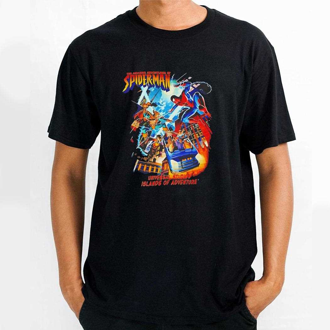Spider-man Universal Studios Islands Of Adventure Tee